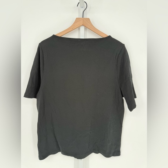 J.Crew Short-Sleeve Ribbed Boatneck Tee Size XXL - Picture 4 of 4